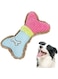 Dog Chew Toy, Durable Squeaky Bone Shaped Plush Dog Toy, Interactive Chewing and Dental Care, Dog Toys Aggressive Chewers Small Meduium Large Breed, Safe for Dogs and Cats and Non-Toxic (1 PC)