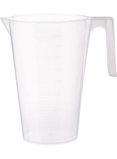 Plastic Jug L(14cm) xW(14cm) xH(21cm) Transparent