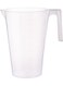 Plastic Jug L(14cm) xW(14cm) xH(21cm) Transparent