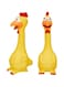 Latex Squeaky Toys, Squeeze Chicken Toy Rubber Chicken Squeaky Dog Toys Horse Toys Fake Screaming Chicken Pet Play Toys Noise Maker Toys for Large Pet Breeds, Play Fetch, Reduce Separation Anxiety