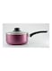 Non-Stick Dutch Pot And Glass Lid Pink 18cm