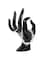 Azonee Hand Form Jewelry Display Holder OK Shape Hand Jewelry Stand Support Holder for Bracelet Ring Watch Key Home Organization(Black)