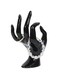 Azonee Hand Form Jewelry Display Holder OK Shape Hand Jewelry Stand Support Holder for Bracelet Ring Watch Key Home Organization(Black)
