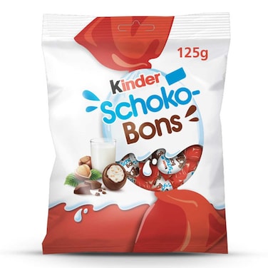 Kinder Schokobons Milky Bitesize Individually Wrapped Chocolates, 125g
