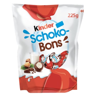 Kinder Schokobons Milky Bitesize Individually Wrapped Chocolates, 225g