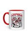 Styles Christmas Throw Down Printed Mug White/Red