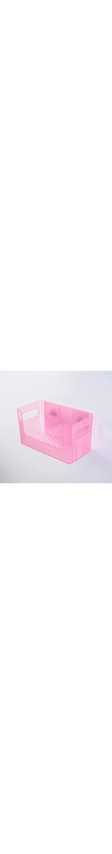 Coolbaby perforation-free wall-mounted shelf for bathroom pink