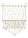 Macrame Bohemian Wall Hanging Shelf, Handmade Wooden Woven Tapestries, Wood Floating Hanging Storage Rack, for Balcony, Living Room, Bedroom, Apartment, Dorm, Nursery, Party Decorations