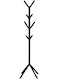 Free Standing Hall Tree Coat Rack &acirc;&euro;&ldquo; 8 Hooks Metal Hanger for Entryway, Hallway, Bedroom or Office &acirc;&euro;&ldquo; Modern Contemporary Clothes Organizer with Sturdy 4-Prong Base, Black Matte Finish