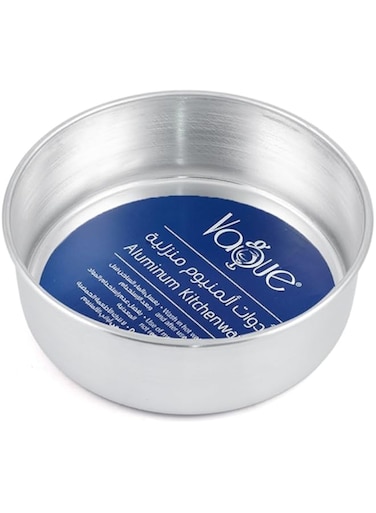Vague Jordan 1 mm Aluminum Cake Pot, 26 cm Size, Silver