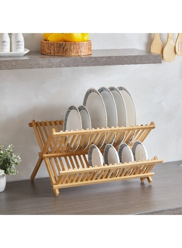 Box Bamboo Dish Rack 44.5x25x33 cm