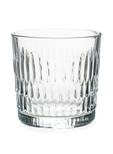 RAIN Tumbler Set &acirc;&euro;&ldquo; 320ml, 3-Piece   Textured Glass Tumblers