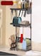 Stainless Steel Sink Rack Black 65 x 31.5 x 80.5 cm