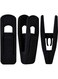 Tazweeq 60Pack Black Velvet Hanger Clips, Strong Velvet Hangers Clips, for Velvet Hangers, Pant Skirt Hanger Velvet Clips Fit, for Velvet Hangers