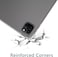 Muzz Clear Protective Case for iPad Pro 13 m4 2024, Slim Bumper Corners, Soft Transparent Back Cover (iPad Pro 13 (7th Gen 2024))