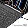 Muzz keyboard Case for iPad 11 Inch 2024(M4, 5th Generation), Built-in Pencil Holder, 9H Screen Protector, Magnetic Detachable Wireless Keyboard Cover for iPad Pro 11" 5th Gen (Arabic And English)