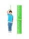 EASYXQ Growth Chart, Children Height Ruler Wall Decor, 3D Removable Growth Height Chart, Splicing Height Ruler Measurement for Kids and Nursery 79 inch (Green)