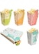 heavenlife 24 x Popcorn Boxes, Cute Dinosaur Paper Popcorn Bags, 11.5 x 7 x 5 cm Cardboard Candy Container, Small Cone Pop Corn for Birthday Carnival Cinema Parties Weddings Christmas