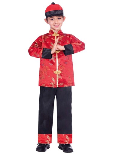 Party Centre Child Chinese Boy National Costume