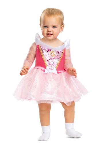 Party Centre Disney Baby Sleeping Beauty Aurora Classic Infant Costume, Red, 12-18 Months