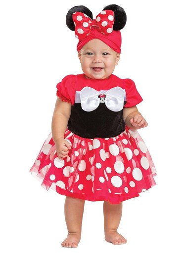 Party Centre Disney Minnie Mouse Red Posh Dress for Infant