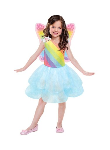 زيّ تنكري بتنورة وتصميم سحابة مع نمط باربي