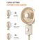 8-Inch Extendable Floor Fan with Adjustable Height, 3 Speed Settings, Wide Oscillation, 35W