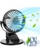 Bolivia's Clip on Fan, 360&deg; Rotation USB Camping Fan, Rechargeable Battery Operated Portable Fan with 3 Speeds, Portable Small Desk Fan, Strong Wind Stroller Fan for Camping, Office, Desk
