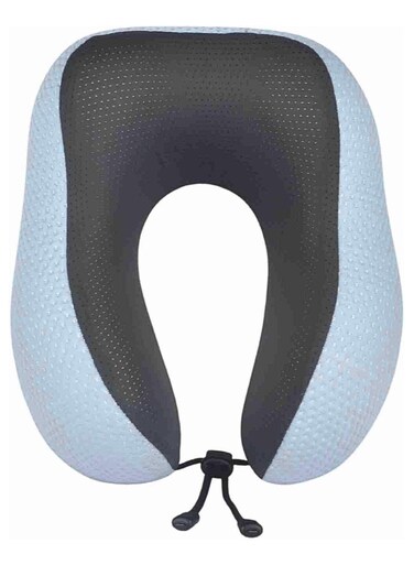 Memory Foam Supportive U Shape Travel Pillow for Neck Head Shoulder Support Soft Lightweight Neck Pillow to Relieve Fatigue Ideal for Airplane Trains Cars Machine Washable Cover