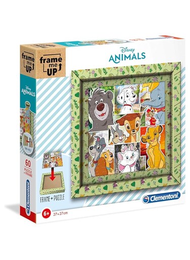 Clementoni Puzzle Frame Me Up Disney Animals 60 Pieces