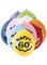 Unique Party 80315 - 9&quot; Latex Assorted Happy 60th Birthday Balloons, Pack of 10