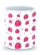 Premium Dripping Strawberries Designer Mug White/Pink