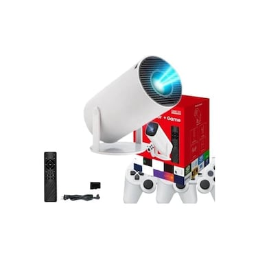 Retro Console Projector Built-In 10000 Plus Games with Classic Simulators Plug and Play Game