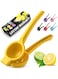 Zulay Kitchen Metal Lemon Squeezer - Durable Citrus Juicer - Manual Press for Extracting the Most Juice Possible