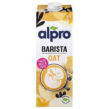Alpro Oat Barista Drink, 100% Plant-Based, Lactose &amp; Dairy Free  1L