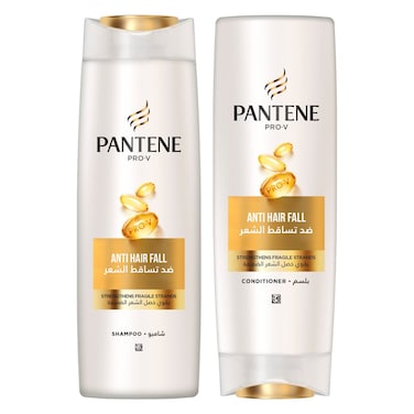 Pantene Pro-V Anti Hair Fall Shampoo and Pro-V Anti Hair Fall Conditioner 400ml+180ml