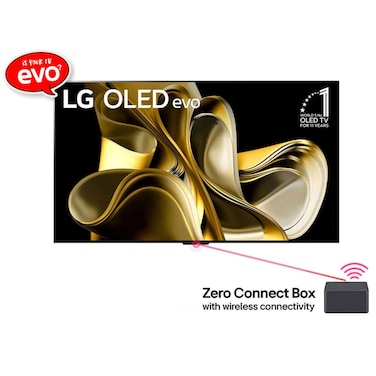 LG OLED evo AI M3 World&#39;s First True Wireless TV 77 Inch with 4K 120 Hz Video &amp; Audio Transfer