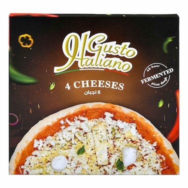 Gusto Italiano 4 Cheeses Pizza Dough, 340g