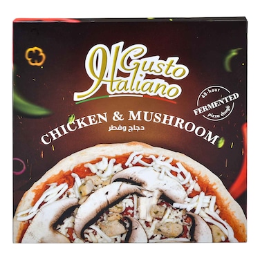 Gusto Italiano Spinach and Mushroom Pizza Dough, 340g