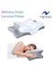 Memory Foam Cervical Pillow, 2 in 1 Ergonomic Contour Orthopedic Pillow for Neck Pain, Contoured Support Pillows for Side Back Stomach Sleepers