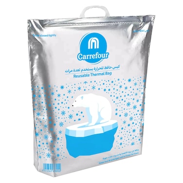 Carrefour Reusable Printed Thermal Bag 50x40-7cm