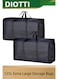 2-Pack 125L Extra Large Storage Bags with Durable Zippers &amp; Handles, Oversized Moving Totes for Clothes, Blankets, Travel, Space-Saving Organization