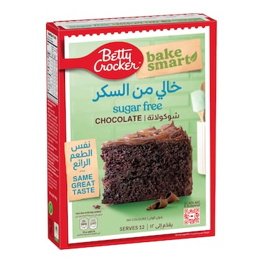 Betty Crocker Bake Smart Sugar Free Chocolate Cake Mix, 400g