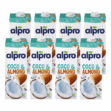Alpro Coconut and Almond Drink 1L Pack of 8