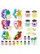 25/32/34 piece sandwich cutter set, lunch box accessories, baked toddler food shape cutter, pancake making heart-shaped dinosaur, DIY cookie cutter, children's lunch box and other cookie embossing molds