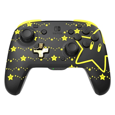 Nintendo Switch PDP Rematch Pro Wireless Controller, Mario Super Star Glow in the Dark