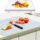 RUNQIN Acrylic Cutting Board, 45cm x 40cm, Transparent, Non-Slip, Scratch-Resistant