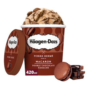 Haagen-Dazs Double Chocolate Ganache Macaron Ice Cream, 420ml