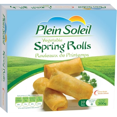 Plein Soleil Vegetable Spring Rolls 300g