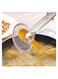 Stainless Steel Oil Draining Clamp with Built-in Sieve &acirc;&euro;&ldquo; Multipurpose Kitchen Strainer Tong for Frying and Cooking, Food-Safe Material, Ergonomic Handle, Fits All Pots and Pans, Reduces Grease, Easy to Clean, Heavy-Duty Food Prep Tool